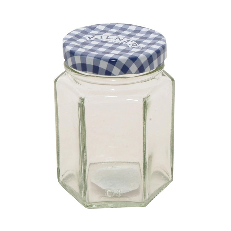 Kilner Sechseckiges Glas mit Drehverschluss, 110 ml