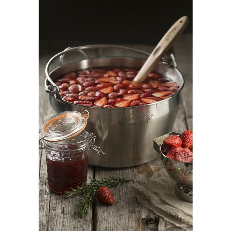 Kilner Edelstahl Marmeladenpfanne 8Ltr