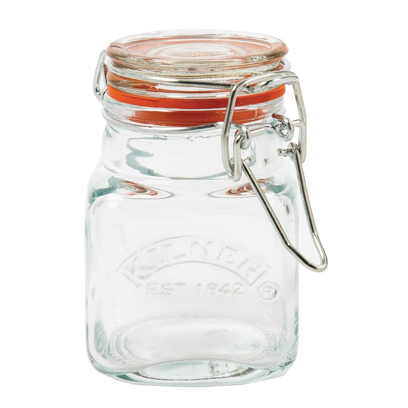 Kilner Gewürzglas mit Clipverschluss, quadratisch, 70 ml