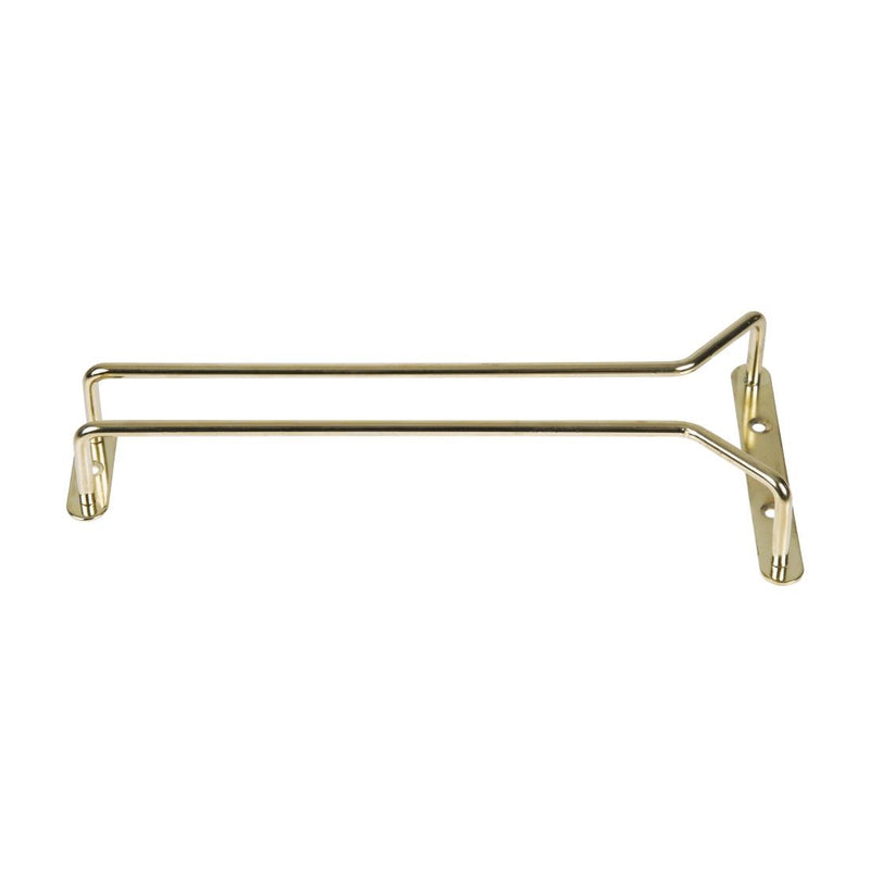 Beaumont Brass Wine Glass Rack 255mm