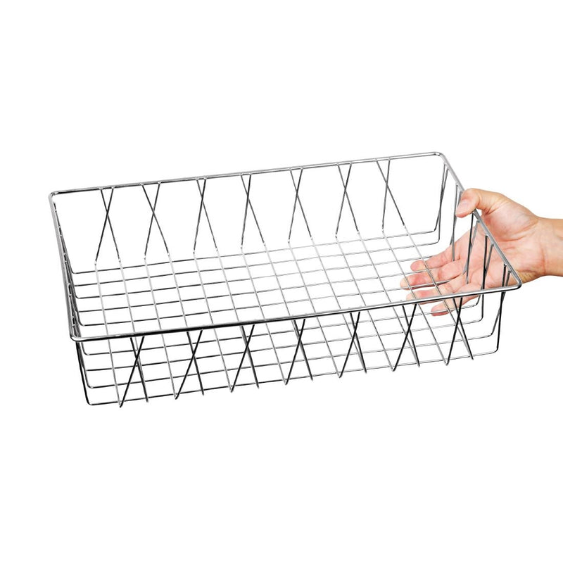 Olympia St/St Wire Display Basket 450 x 300 x 100mm