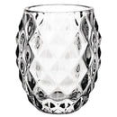 Olympia Glas-Diamant-Teelichthalter, transparent, 75 mm, 6 Stück