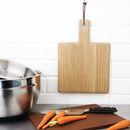 Olympia-Holzbrett mit Eichenholzgriff, klein, 230 mm
