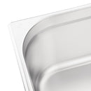 Vogue Stainless Steel 2/1 Gastronorm Tray 200mm
