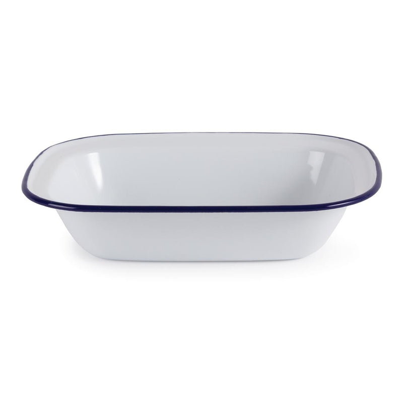 Olympia Enamel Dishes Rectangular 280 x 190mm (Pack of 6)