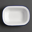 Olympia Emaille-Kuchenformen, rechteckig, 180 x 135 mm, 6 Stück