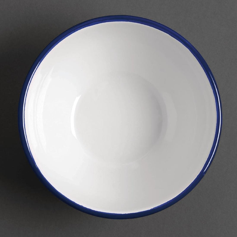 Olympia Enamel Bowls 155mm (Pack of 6)