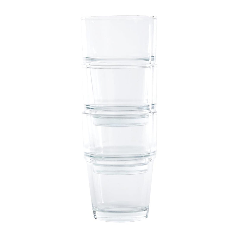 Olympia Toughened Stacking Tumbler 7oz (Pack of 12)