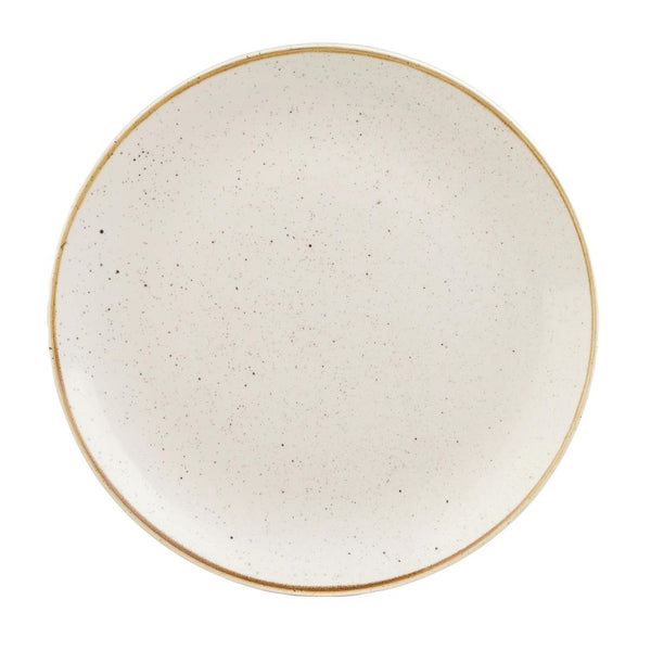 Churchill Stonecast Round Coupe Plate Barley White 286mm (Pack of 12)