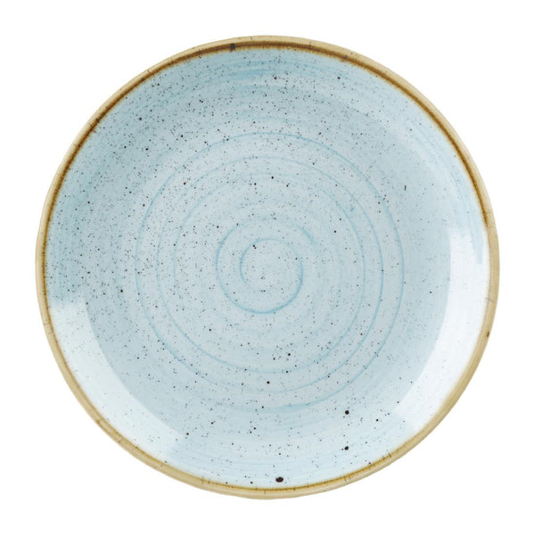 Churchill Stonecast Round Coupe Plate Duck Egg Blue 288mm (Pack of 12)