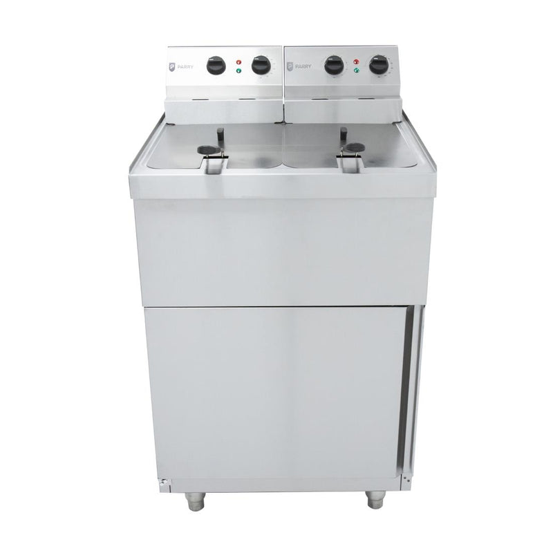 Parry Twin Tank Twin Basket Free Standing Electric Fryer NPDPF6