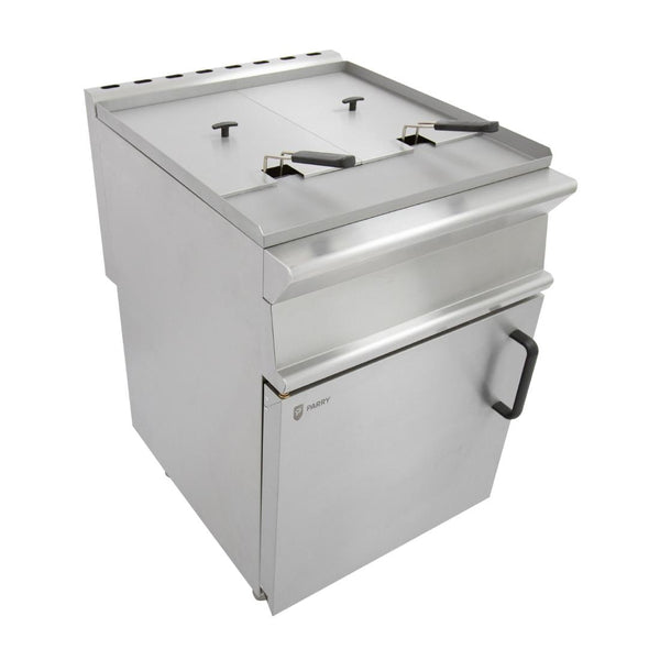 Parry Twin Tank Twin Basket Free Standing Natural Gas Fryer GDF