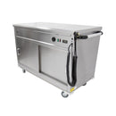Parry Mobile Hot Cupboard with Flat Top MSF12