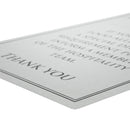 Vogue Brushed Steel Food Allergy Sign A4