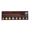Food Allergen Window and Wall Stickers (Pack of 8)