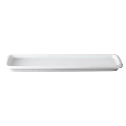 White Deep Gastronorm Pan 2/4 25mm