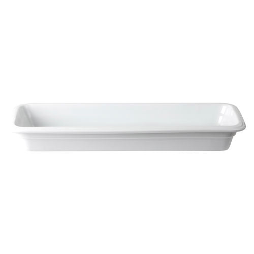White Deep Gastronorm Pan 2/4 65mm