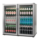 Autonumis Popular 2 Scharniertüren Maxi Back Bar Cooler St/St A210107