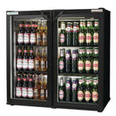 Autonumis EcoChill Doppelscharniertür Maxi Back Bar Cooler, Schwarz A21096