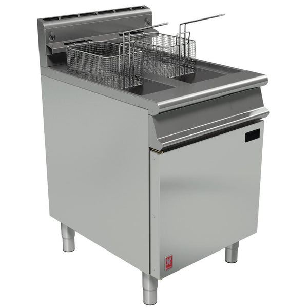 Falcon Dominator Twin Tank Twin Basket Free Standing Natural Gas Fryer G3865