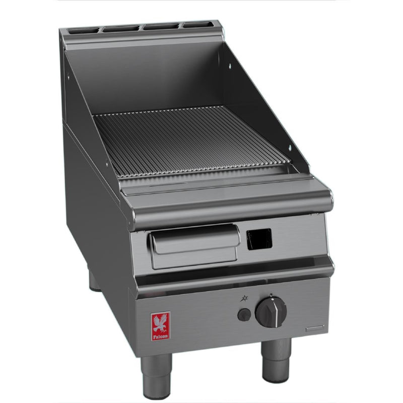 Falcon Dominator Plus 400 mm breite, gerippte Erdgas-Grillplatte G3441R