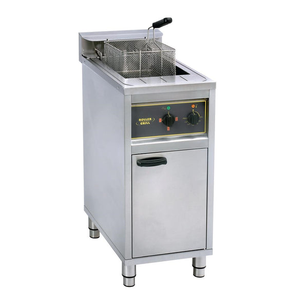 Roller Grill Single Tank Single Basket Free Standing Electric Fryer RFE16C