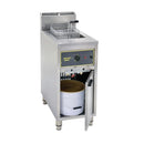 Roller Grill Single Tank Single Basket Free Standing LPG Fryer RFG16