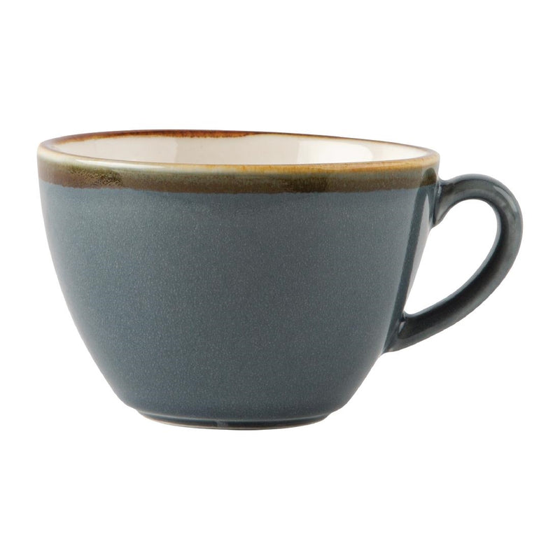 Olympia Kiln Cappuccino Cup Ocean 340ml (Pack of 6)