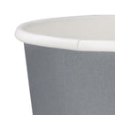 Fiesta Recyclable Coffee Cups Single Wall Charcoal 340ml / 12oz (Pack of 1000)