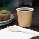 Fiesta Recyclable Espresso Cups Single Wall Kraft 112ml / 4oz (Pack of 1000)