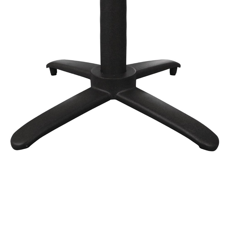 Bolero Aluminium Flip Top Table Base Black