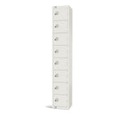 Elite Eight Door Manual Combination Locker Locker White