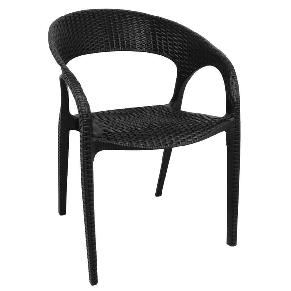 Bolero PP Rattan Wraparound-Sessel (4er-Pack)