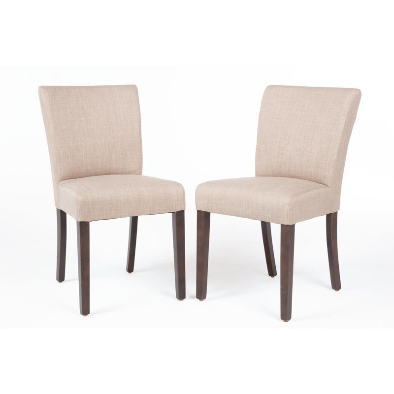 GR367 - Bolero Contemporary Dining Chair Natural (Pack 2)