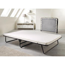 Jay-Be Contract Folding Bed with Airflow Fibre Mattress Double in Black Colour