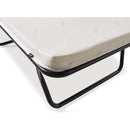 Jay-Be Contract Folding Bed with Airflow Fibre Mattress Double in Black Colour