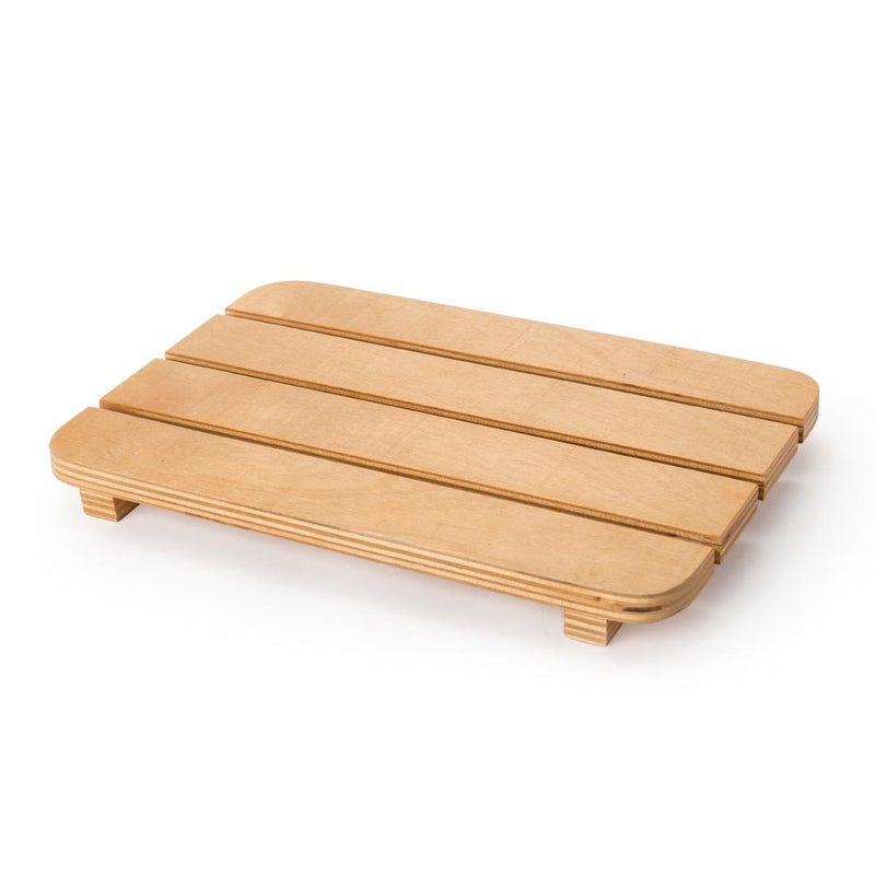 Bolero Wooden Slatted Amenities Tray 180mm (Single)