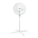 Status 16" Oscillating White Stand Fan