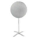 Bolero Round Flip Top Poseur Table Stainless Steel 600mm