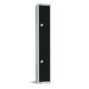 Elite Double Door Electronic Combination Locker Black
