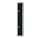Elite Double Door Electronic Combination Locker Black