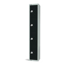 Elite Four Door Electronic Combination Locker Black