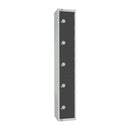 Elite Five Door Electronic Combination Locker Graphite Grey