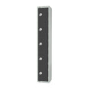 Elite Five Door Electronic Combination Locker Graphite Grey
