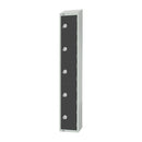 Elite Five Door Manual Combination Locker Locker Graphite Grey