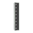 Elite Eight Door Electronic Combination Locker Graphite Grey