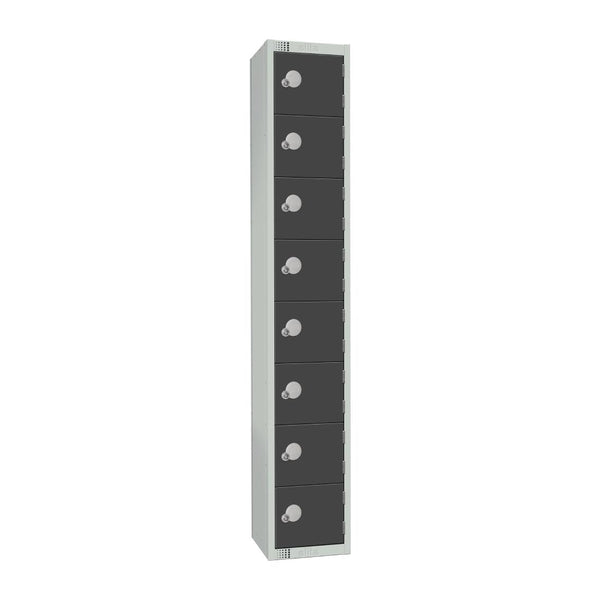 Elite Eight Door Manual Combination Locker Locker Graphite Grey