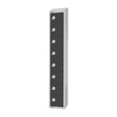 Elite Eight Door Electronic Combination Locker with Sloping Top Graphite Grey