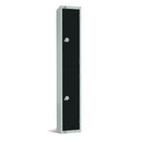 Elite Double Door Manual Combination Locker Locker Black