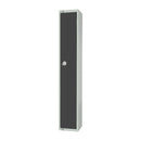 Elite Single Door Manual Combination Locker Locker Graphite Grey